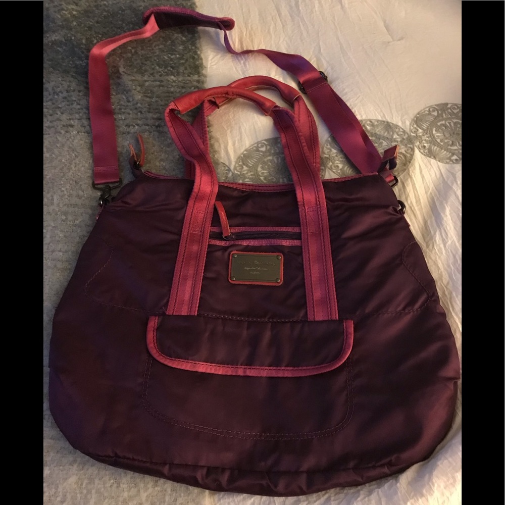 Lululemon large shoulder tote magenta